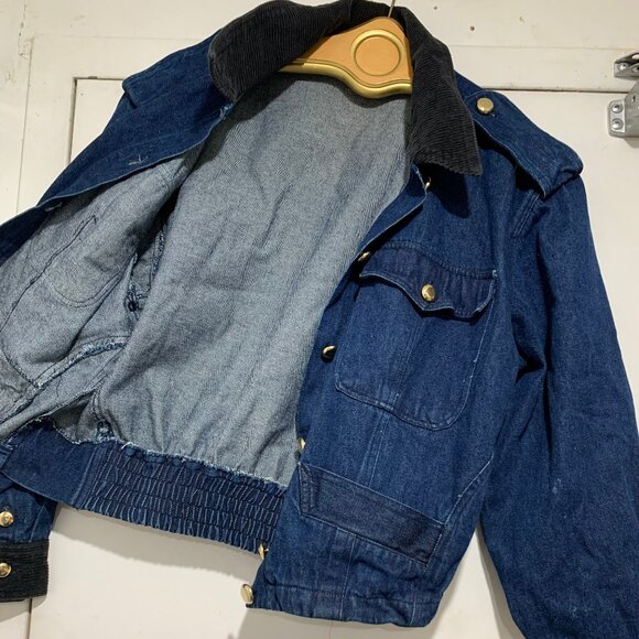 VINTAGE THALIE DENIM BLUE JACKETS SIZE M - Picture 5 of 10